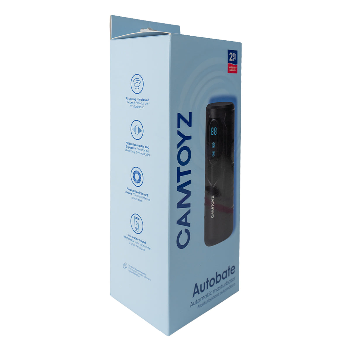 Masturbador Masculino Automático Autobate Camtoyz - La Maleta Rosada Masturbador Manos Libres