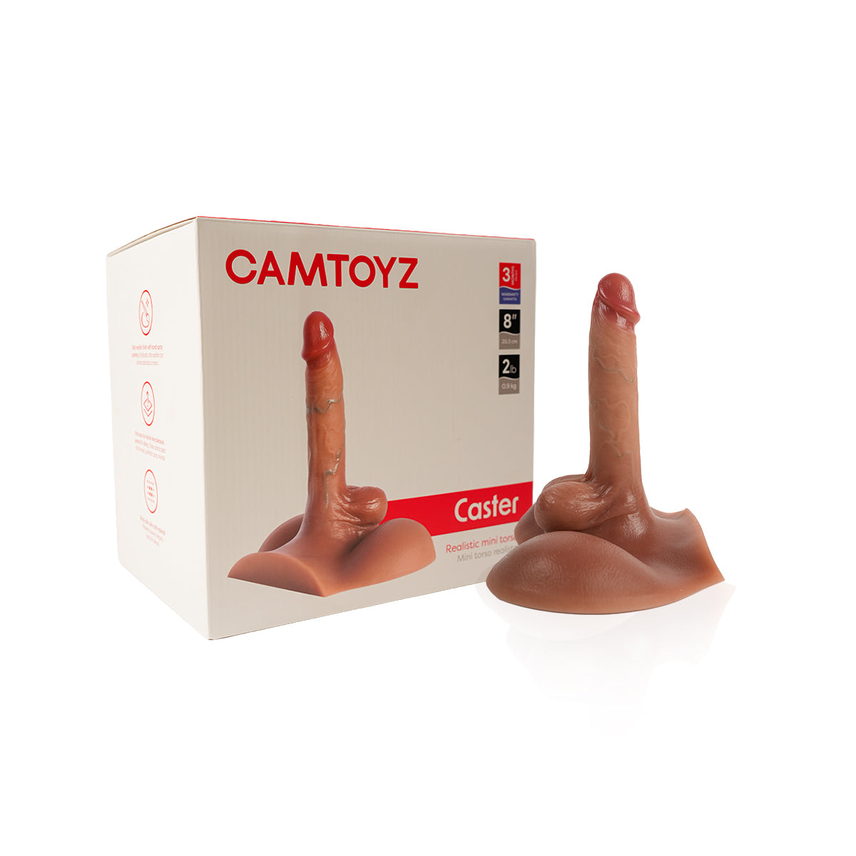 Mini Torso Realista Caster CamToyz - La Maleta Rosada mini torso realista