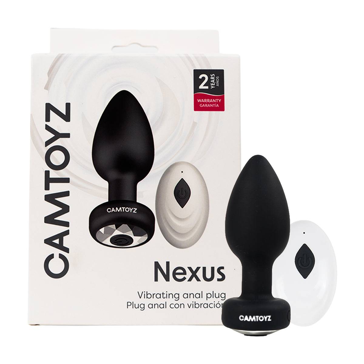Nexus Plug anal con vibrador Camtoyz - La Maleta Rosada Plug Anal