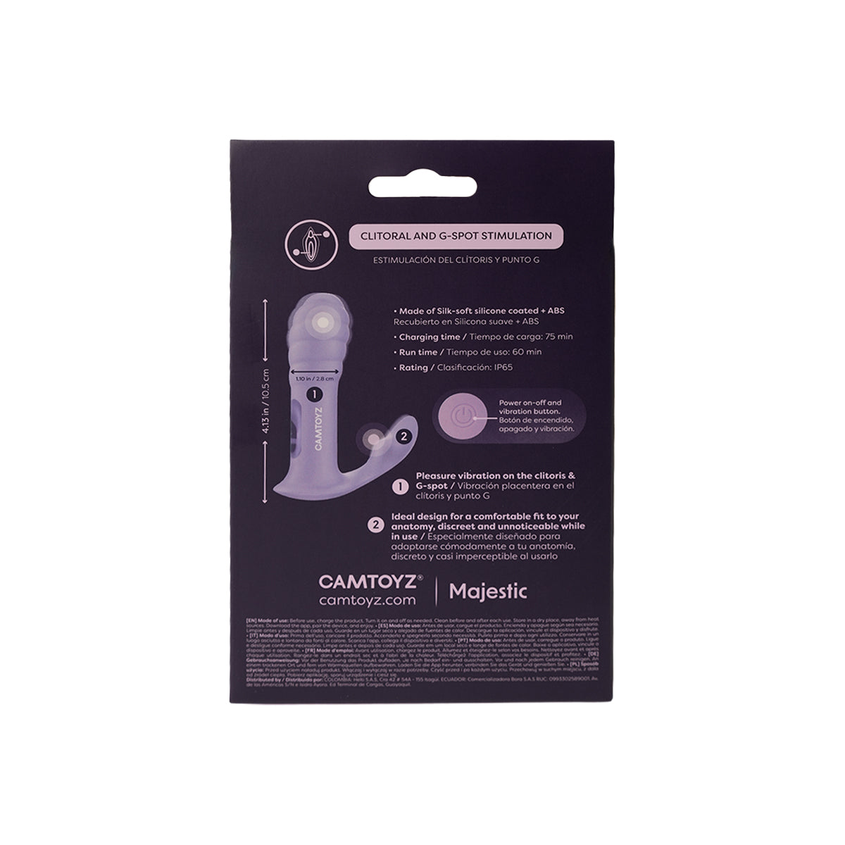 Panty Vibrador Juven Camtoyz - La Maleta Rosada juguetes sexuales