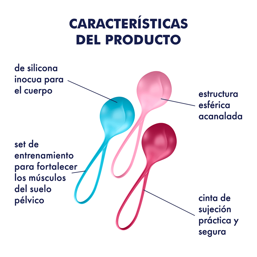 Satisfyer Strengthening Balls - La Maleta Rosada Juguetes Sexuales