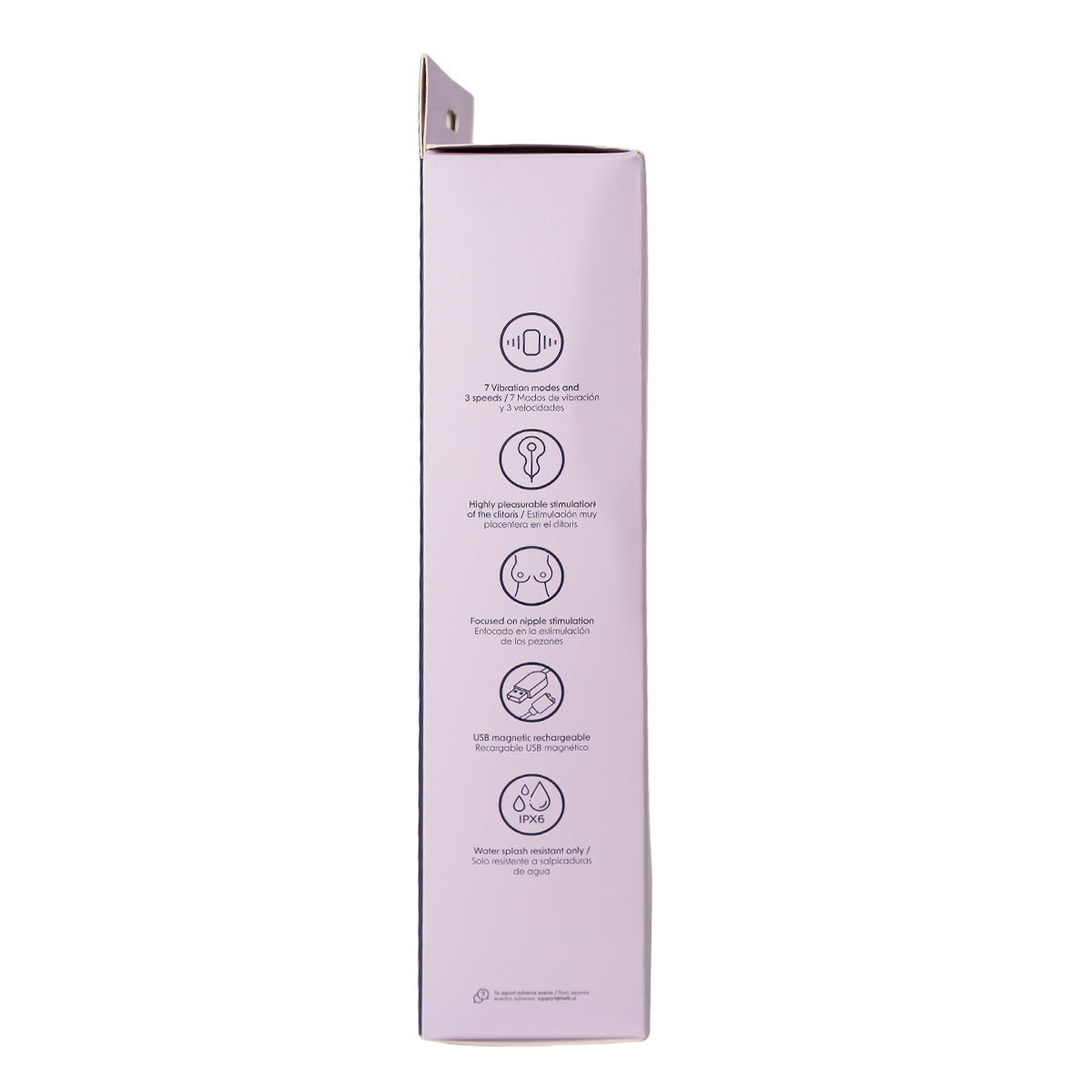 Teesy Vibrador de Clítoris y Pezones Camtoyz - La Maleta Rosada Vibrador clitorial recargable
