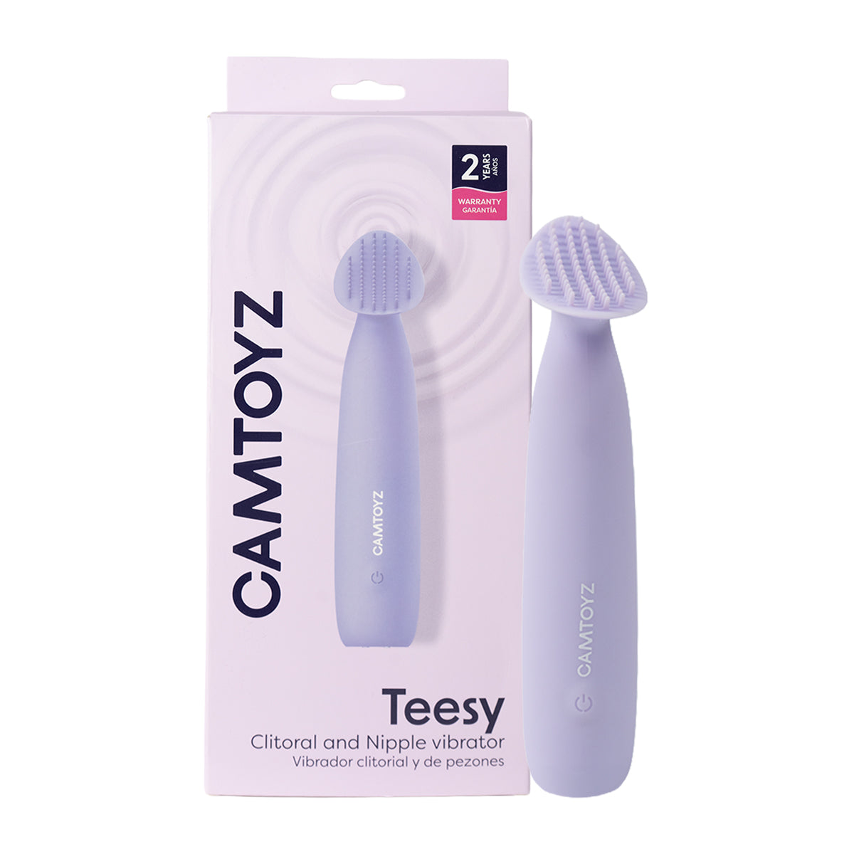 Teesy Vibrador de Clítoris y Pezones Camtoyz - La Maleta Rosada Vibrador de clítoris y pezones