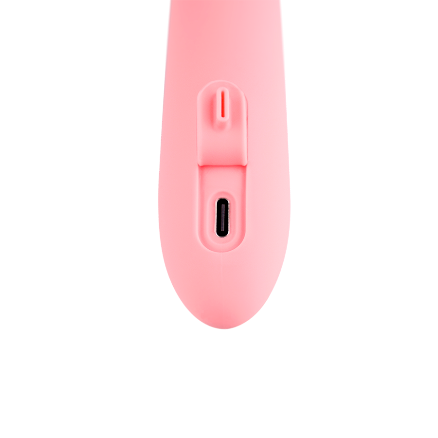 Vibrador Conejo con Anillo de Esferas y App - La Maleta Rosada La Maleta Rosada
