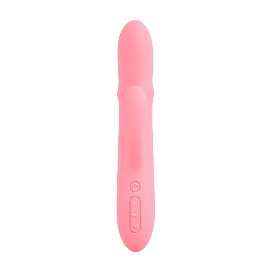 Vibrador Conejo con Anillo de Esferas y App - La Maleta Rosada sex shop