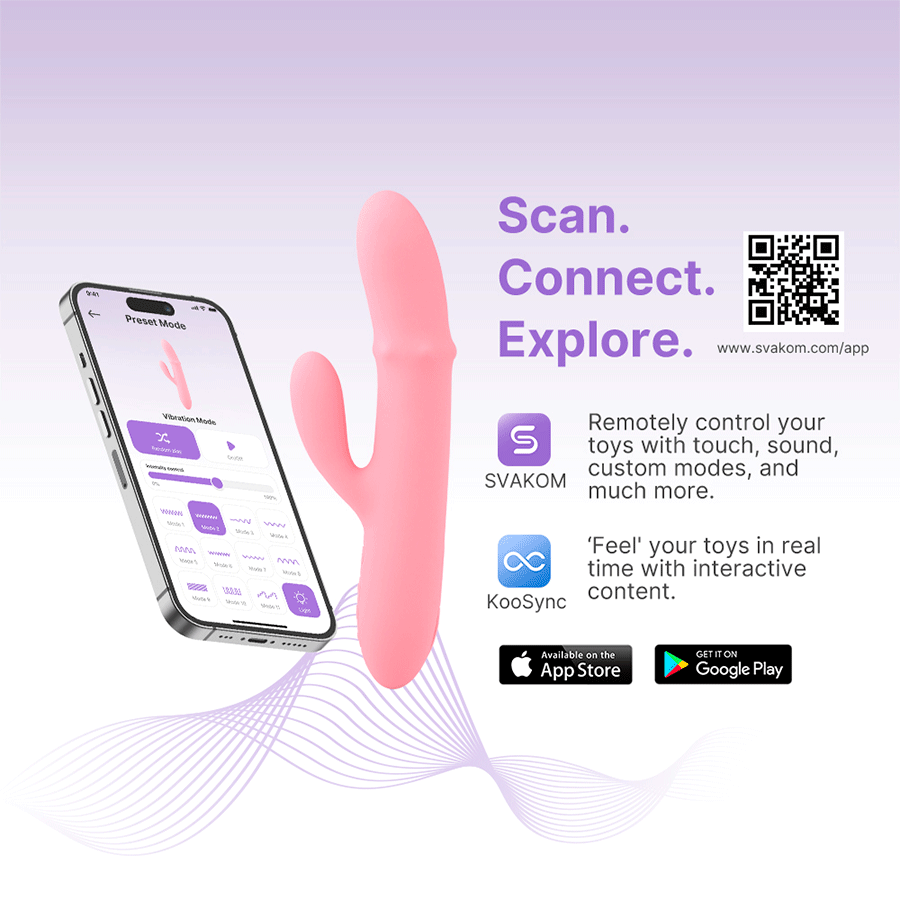Vibrador Conejo con Anillo de Esferas y App - La Maleta Rosada Vibrador Interactivo