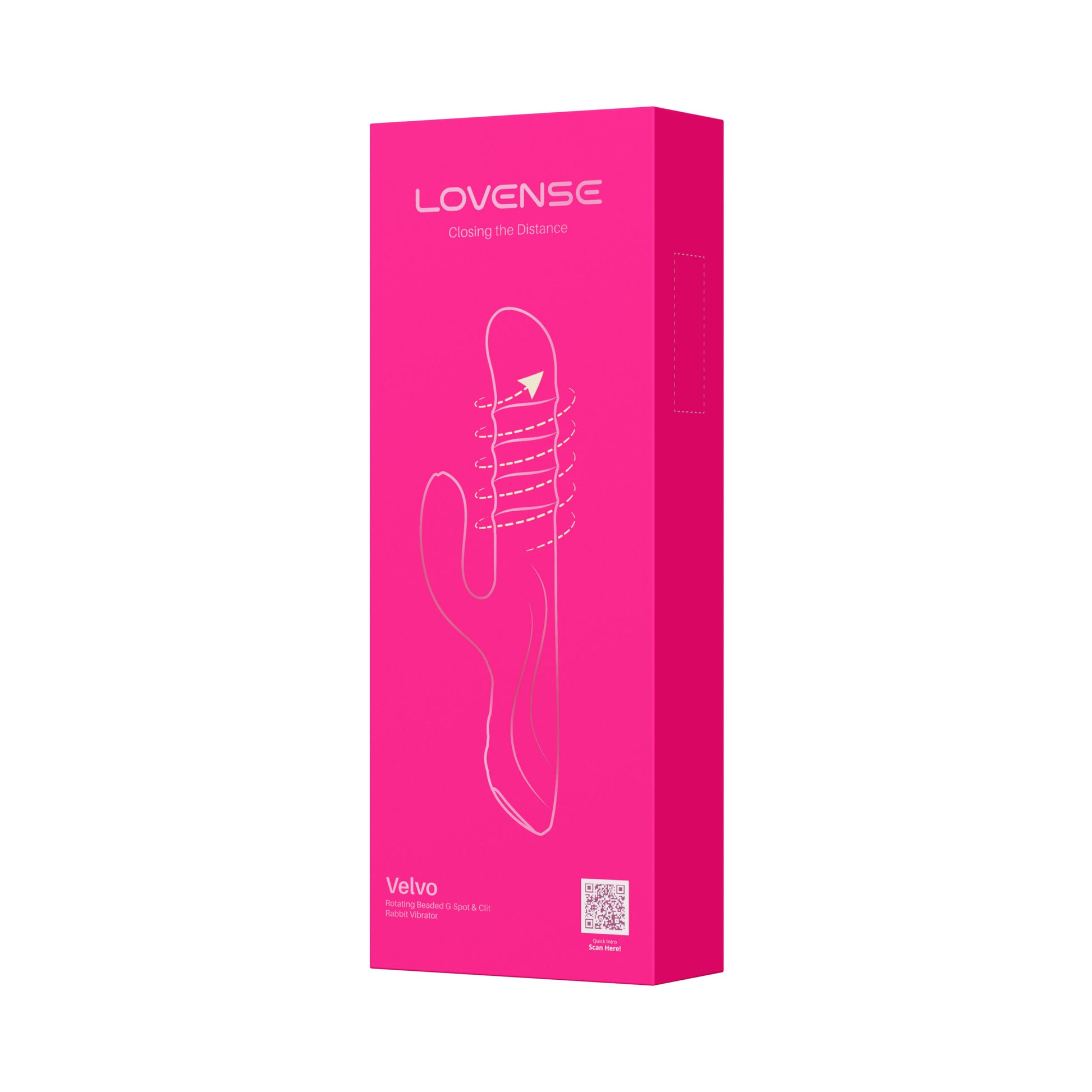 Vibrador Conejo Rotativo Velvo Rabbit Lévense - La Maleta Rosada sex shop
