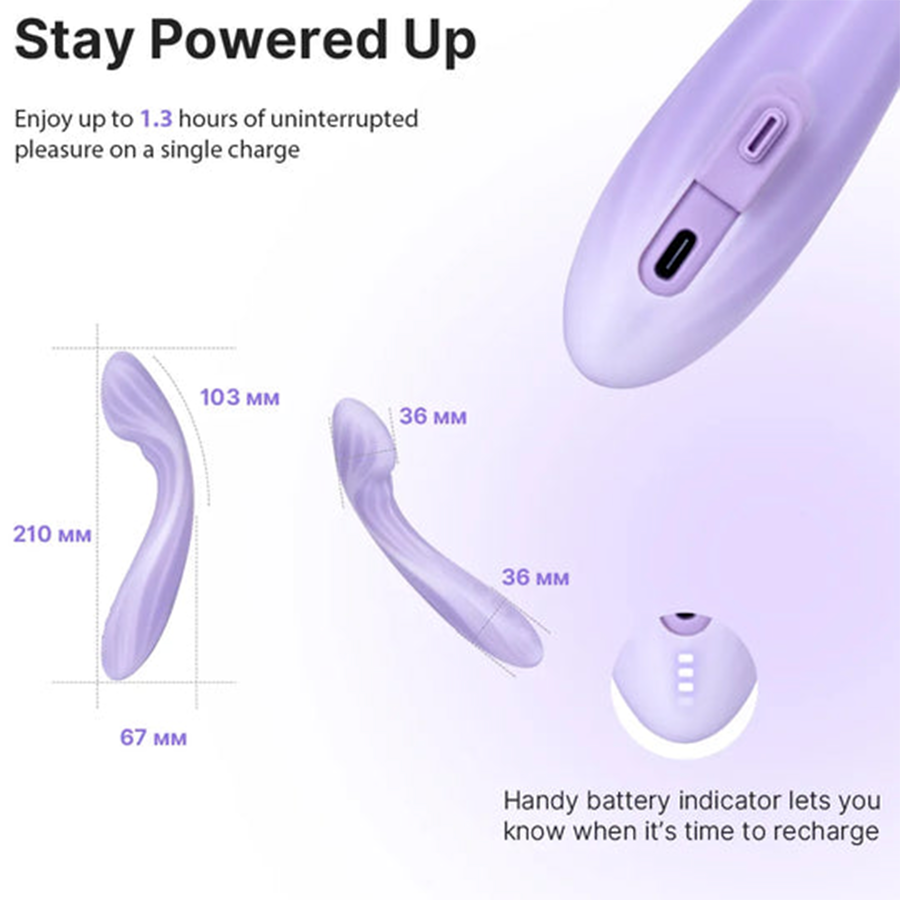 Vibrador de Punto G Margot con App Svakom - La Maleta Rosada juguetes sexuales