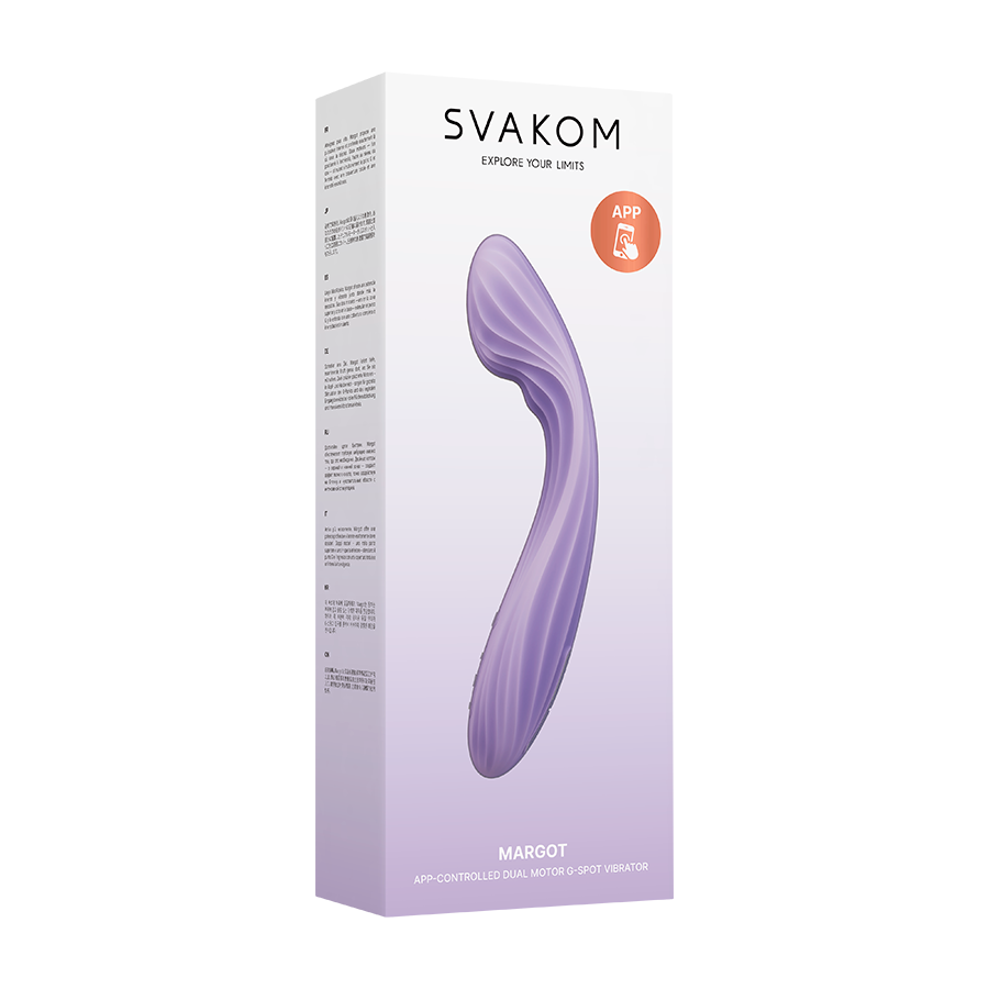 Vibrador de Punto G Margot con App Svakom - La Maleta Rosada Vibrador de Punto G con App