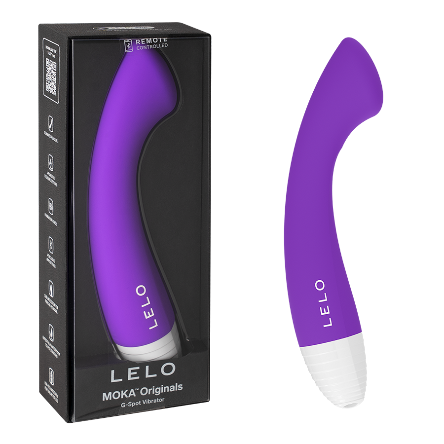 Vibrador de Punto G Moka Originals con App LELO - La Maleta Rosada vibrador de punto g con app