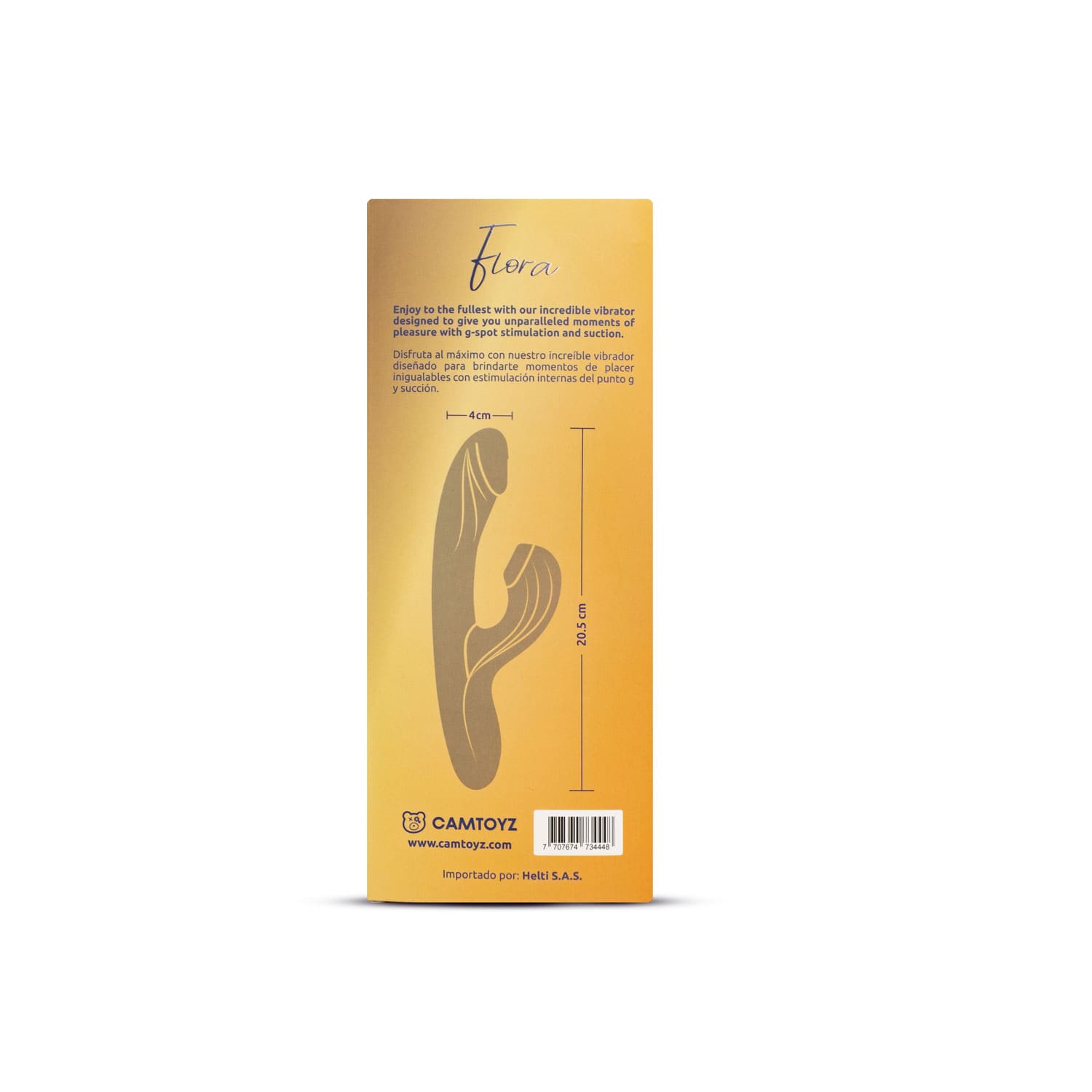 Vibrador Doble Estimulación Flora Camtoyz - La Maleta Rosada sex shop
