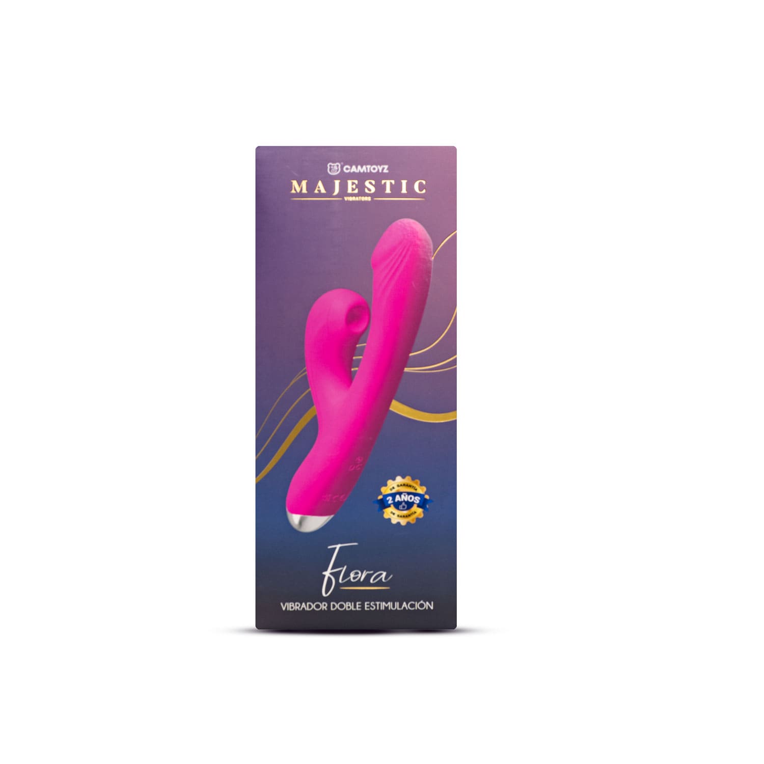 Vibrador Doble Estimulación Flora Camtoyz - La Maleta Rosada tienda erótica