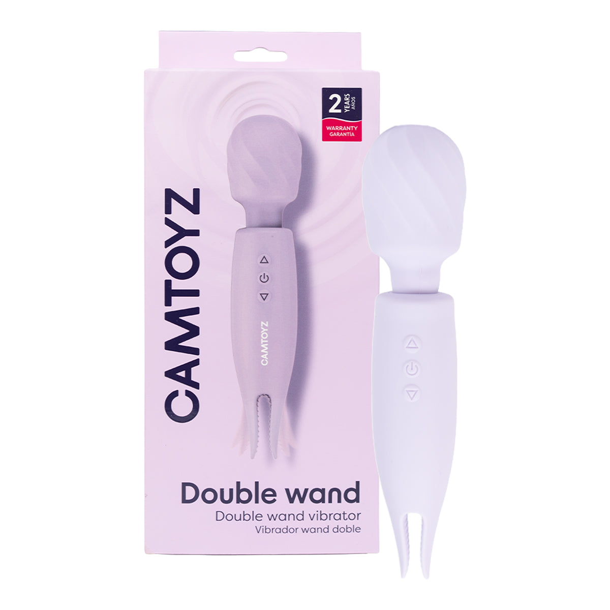 Vibrador Double Wand Camtoyz - La Maleta Rosada Vibrador Doble