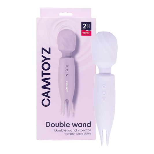 Vibrador Double Wand Camtoyz - La Maleta Rosada Vibrador Doble