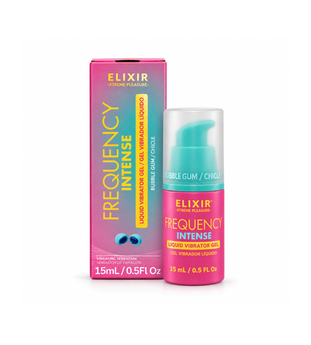 Vibrador Líquido Frequency Intense Saborizado Elixir - La Maleta Rosada vibrador líquido