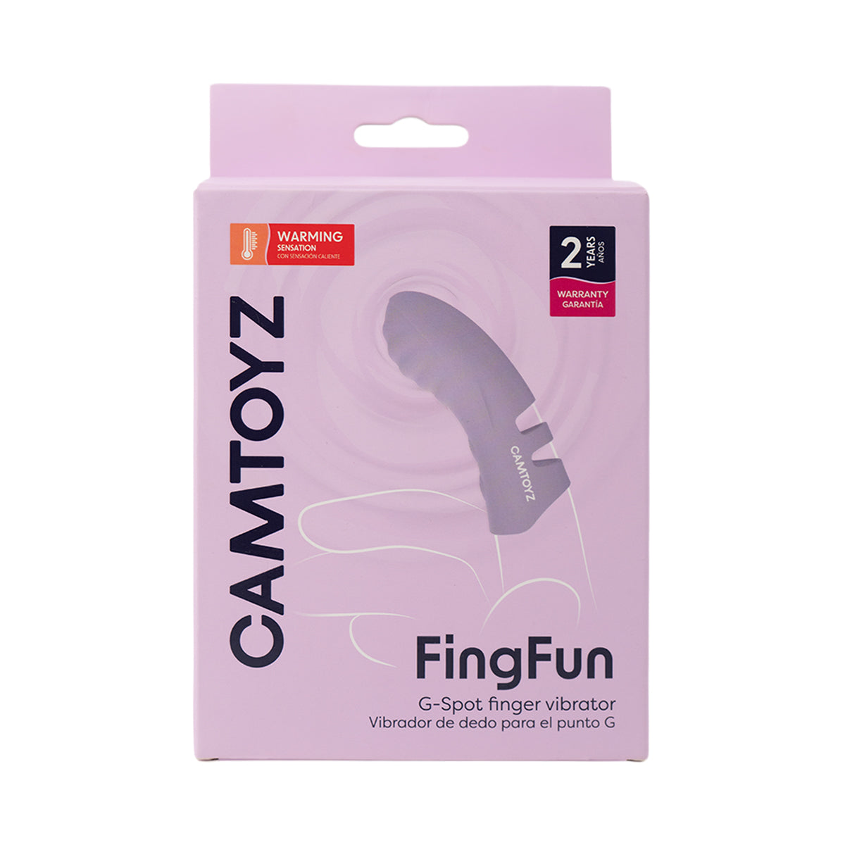 Vibrador para el Dedo FingFun Camtoyz - La Maleta Rosada Vibrador con Función Caliente