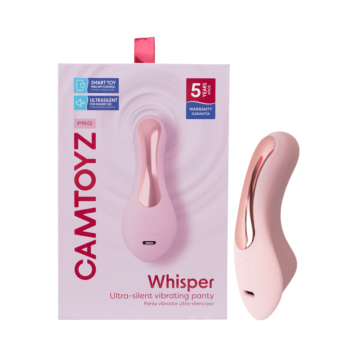 Vibrador para Panty con App Whisper - La Maleta Rosada Vibrador para Panty
