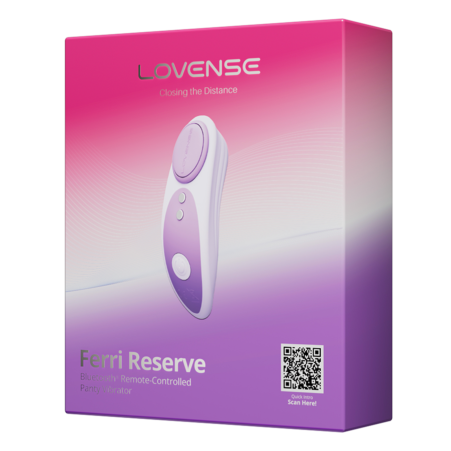 Vibrador para Panty Ferri Reserve con App Lovense - La Maleta Rosada Vibrador Clitorial con Control Remoto