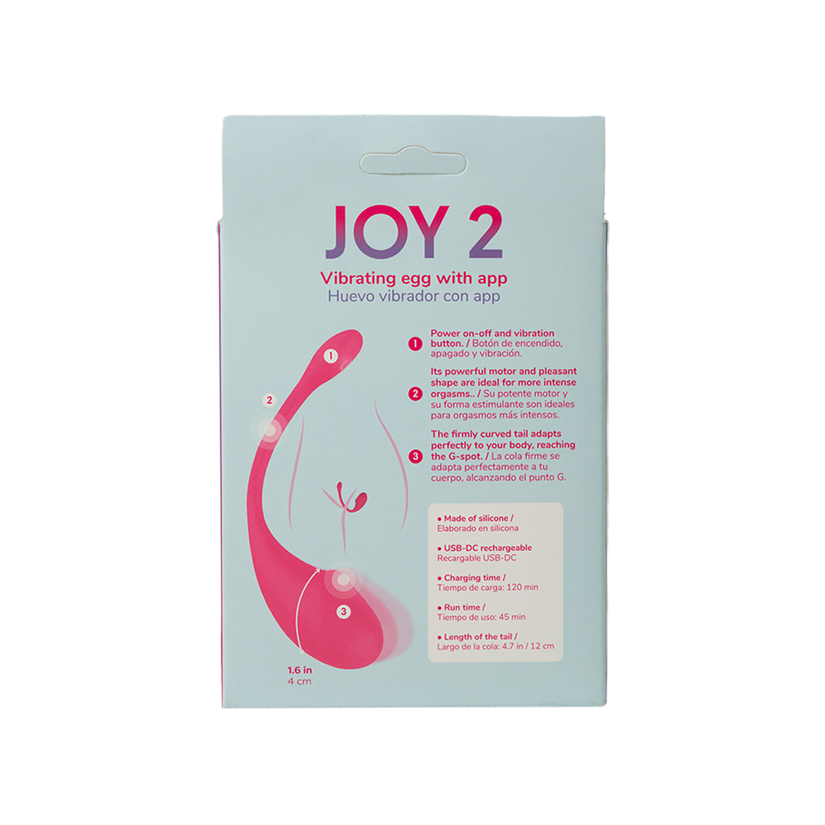 Vibrador para Punto G con App Joy 2 - La Maleta Rosada sex shop