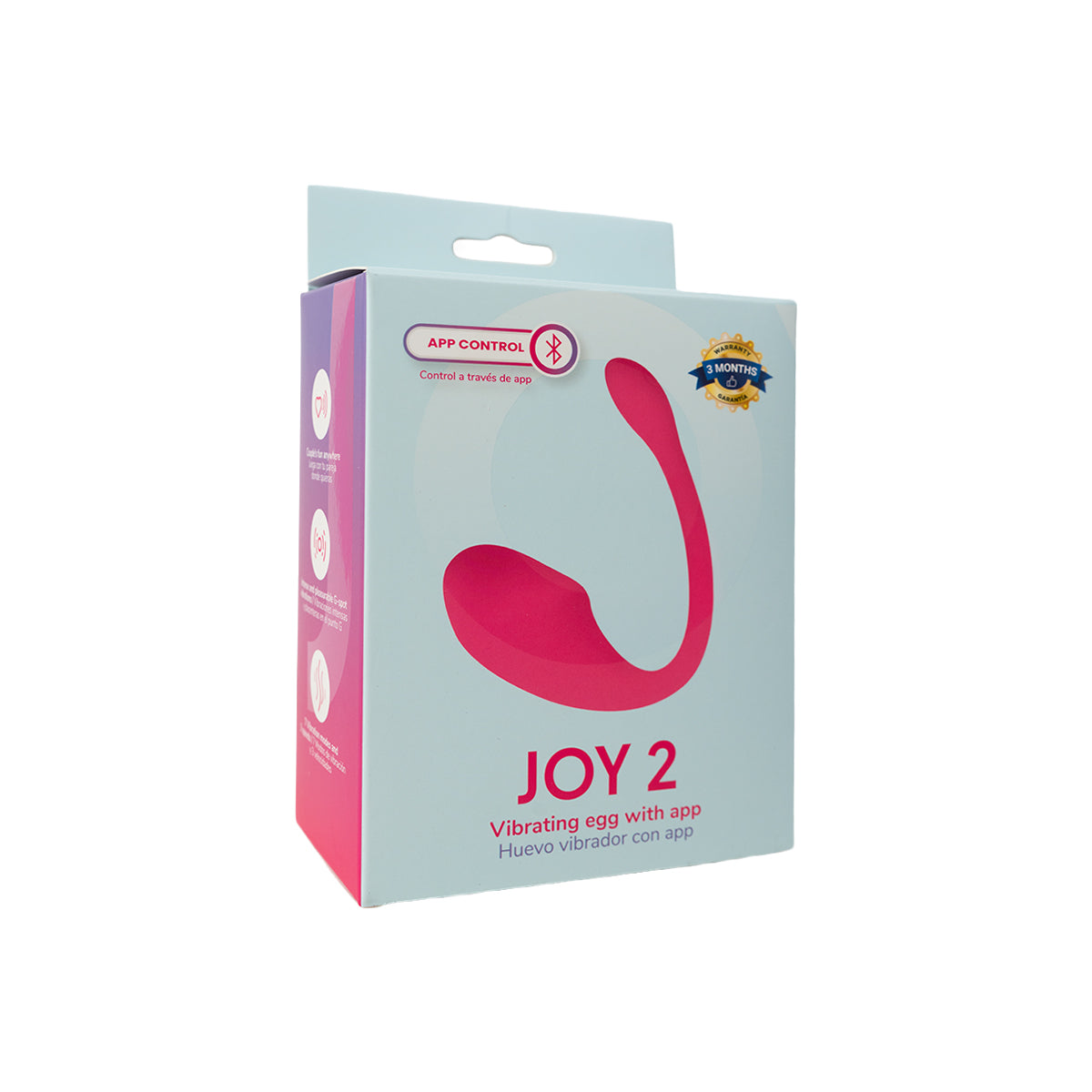 Vibrador para Punto G con App Joy 2 - La Maleta Rosada Vibrador Controlado por App