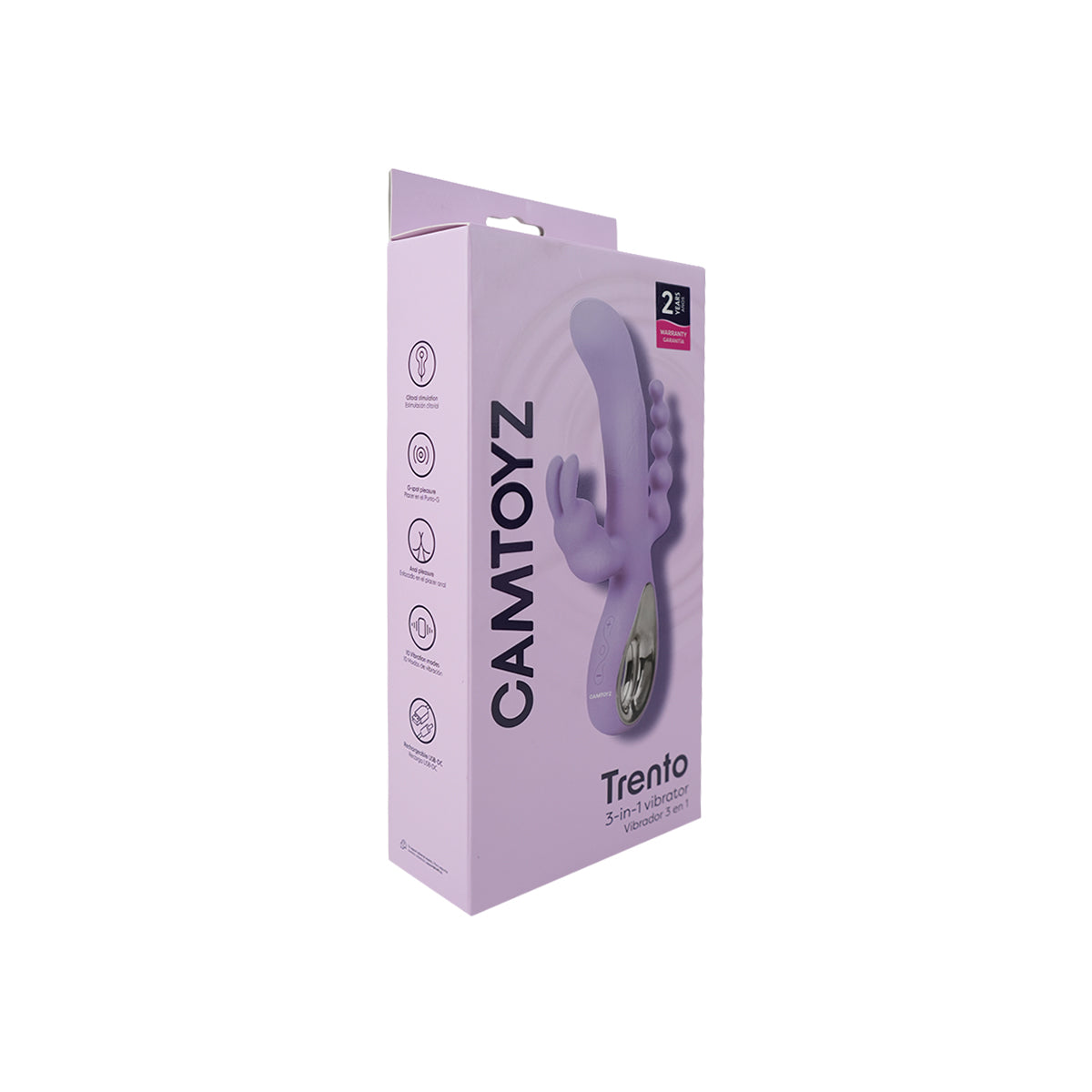Vibrador Trento Camtoyz - La Maleta Rosada juguetes sexuales