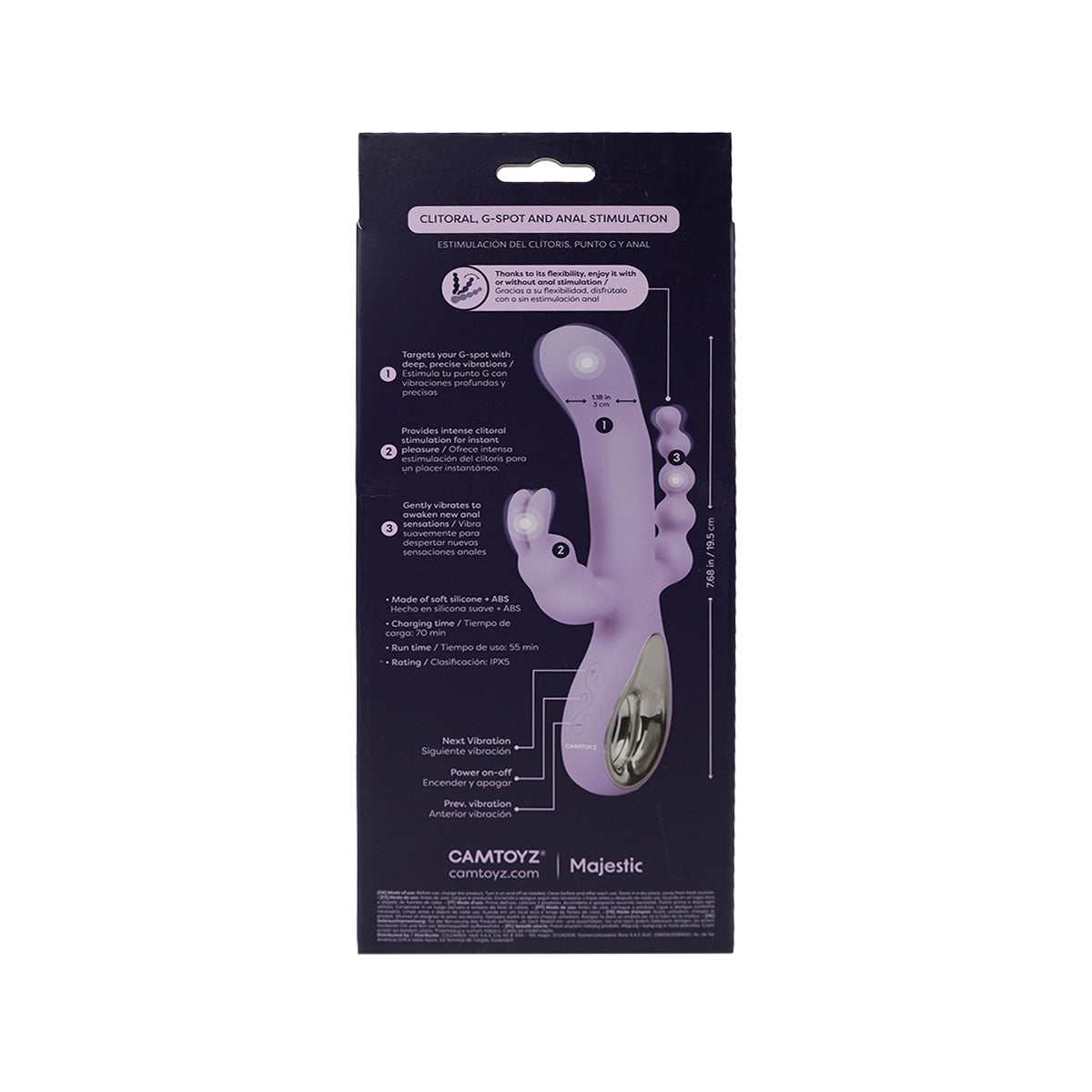 Vibrador Trento Camtoyz - La Maleta Rosada sex shop