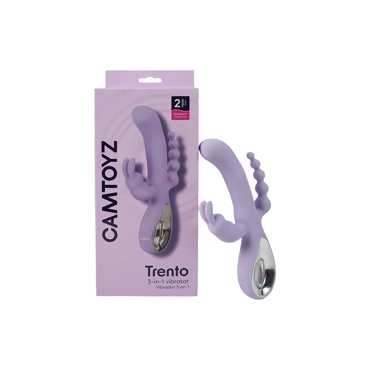 Vibrador Trento Camtoyz - La Maleta Rosada Vibrador Conejo