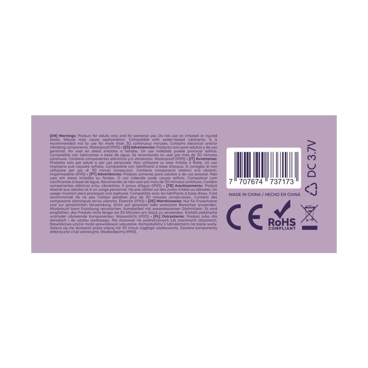 Vibrador Trento Camtoyz - La Maleta Rosada Vibrador Triple Estimulación