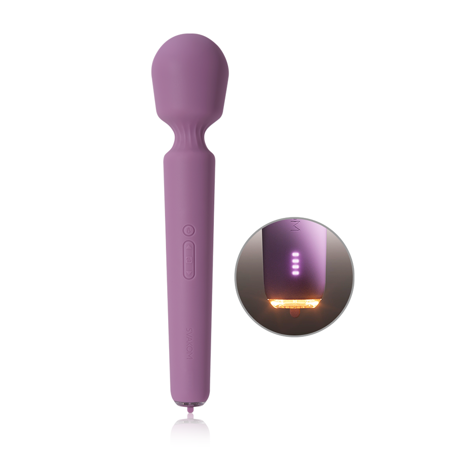 Vibrador Wand Emma Neo 2 con App Svakom - La Maleta Rosada Vibrador Masajeador Interactivo